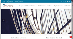 Desktop Screenshot of londonbrookescollege.co.uk